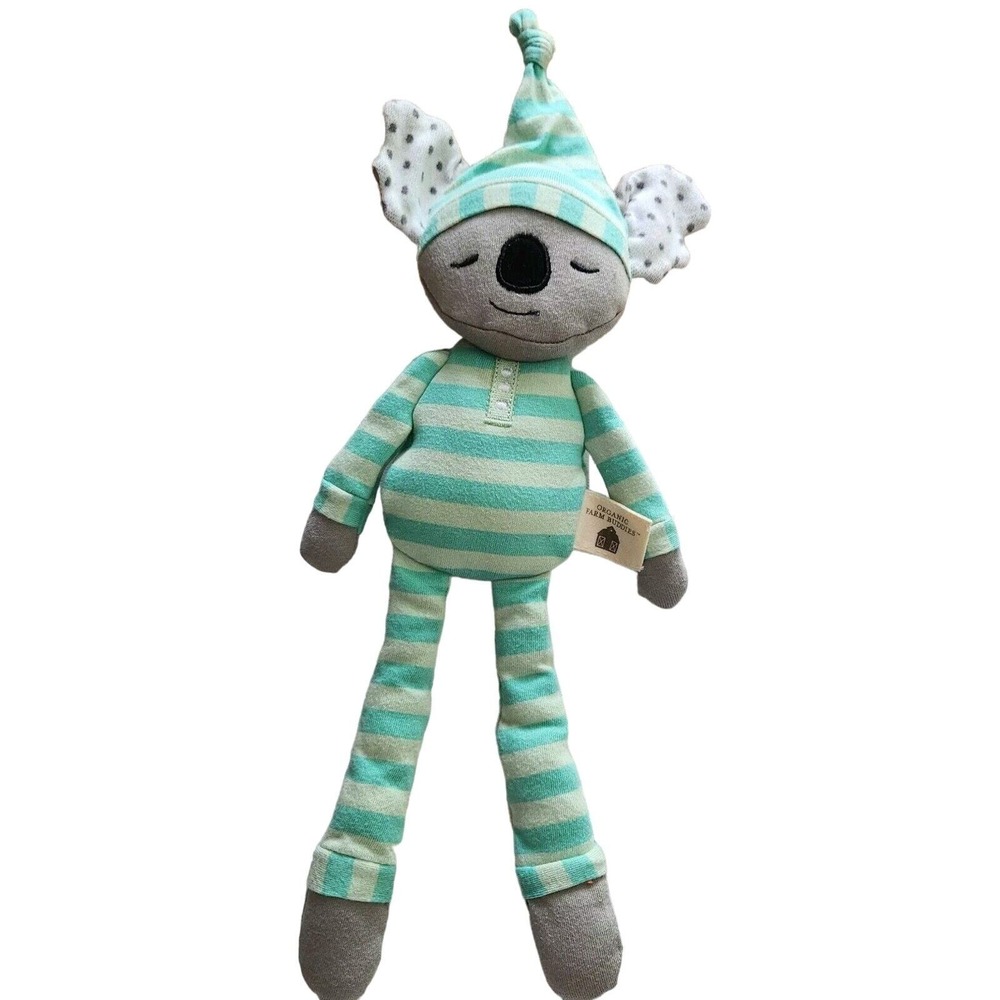 Apple Park 14" Organic Farm Buddies Koala Bear Baby Rattle Stuffed Animal Plush‎